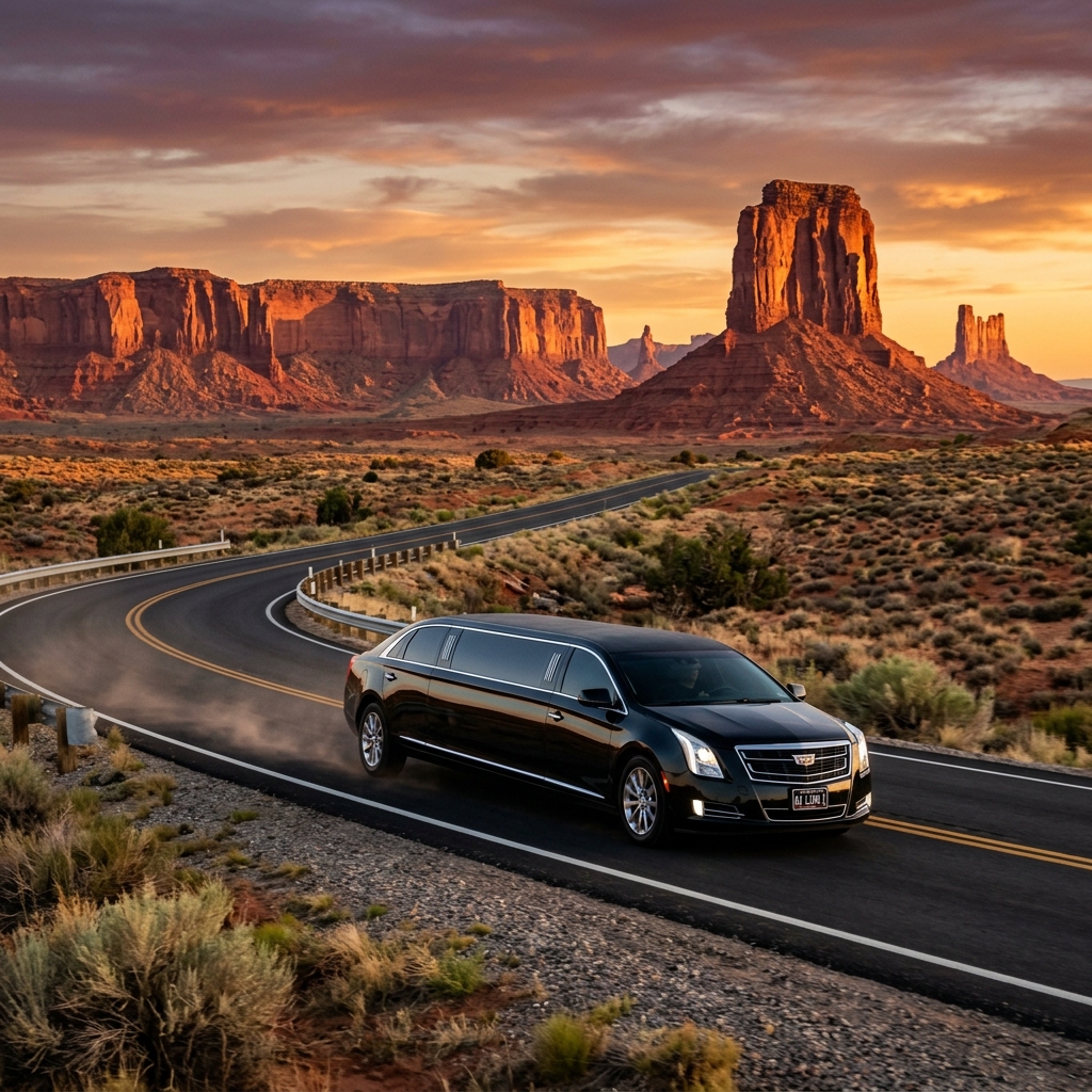 Luxury Limousine in Arizona in the USA