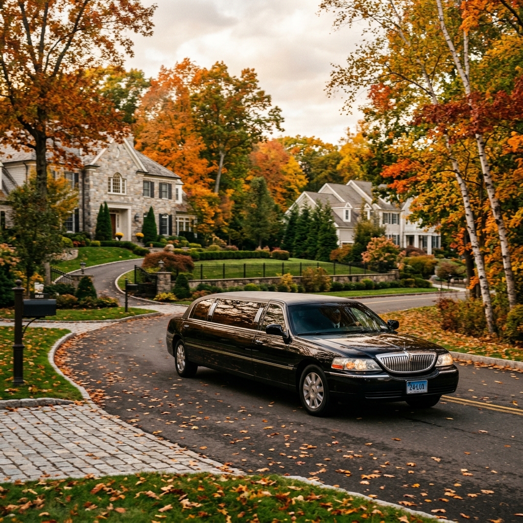 Luxury Limousine in Connecticut in the USA