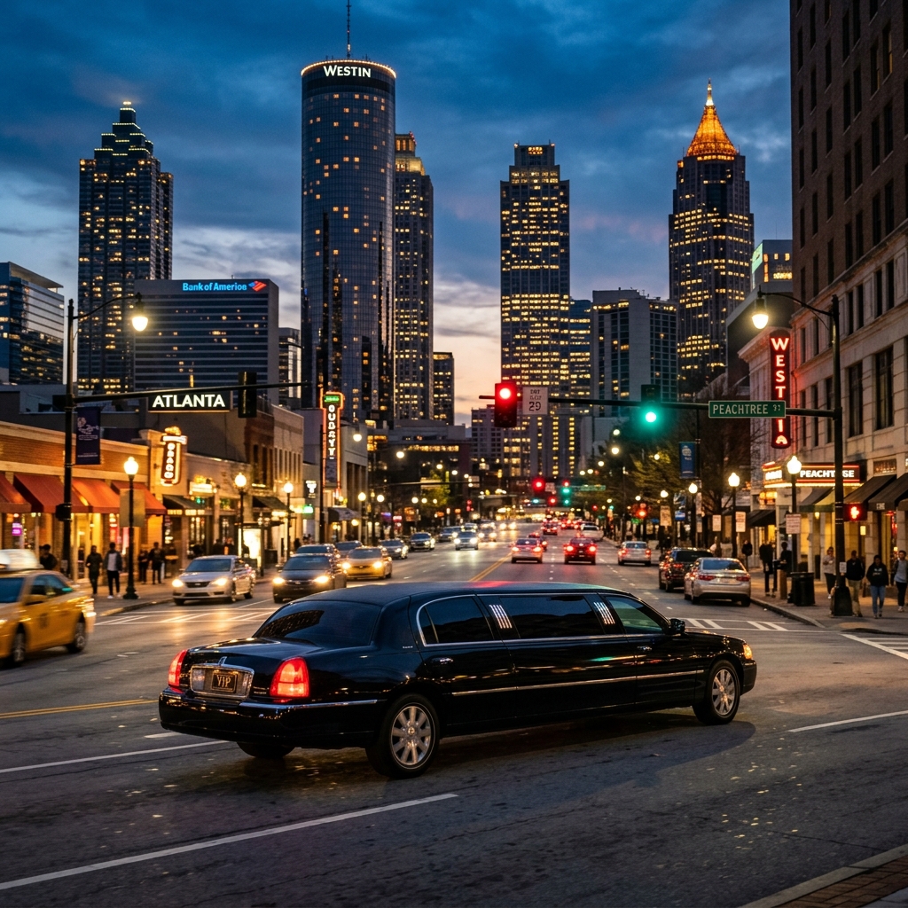 Luxury Limousine in Georgia in the USA