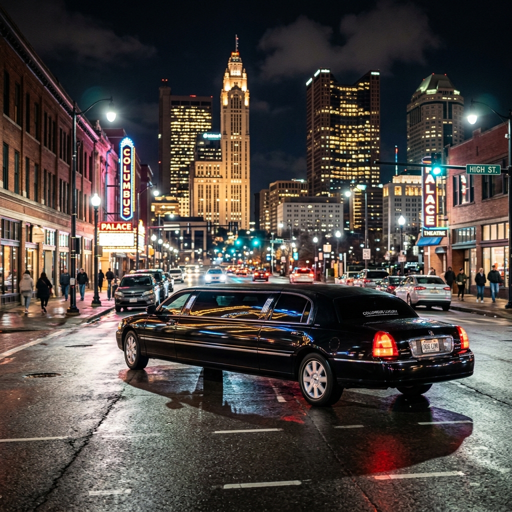 Luxury Limousine in Ohio in the USA