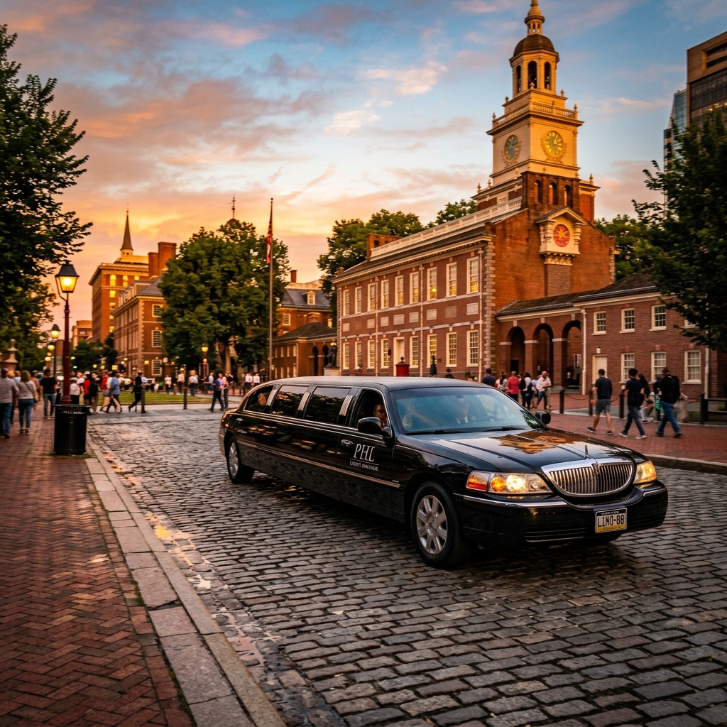 Luxury Limousine in Pennsylvania in the USA